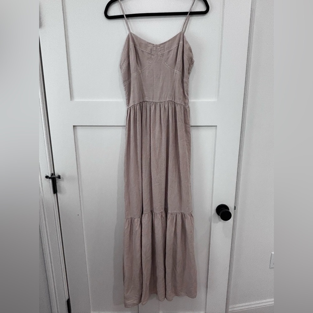 Young Fabulous & Broke Skipper Sundress in Beige